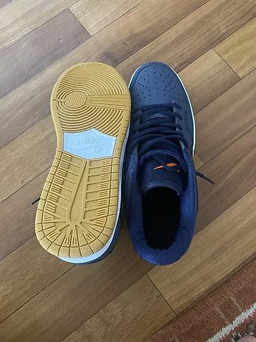 оригинальные кроссовки: Кроссовки Nike SB (скейт-модель) - Цвет: темно‑синий верх — 3