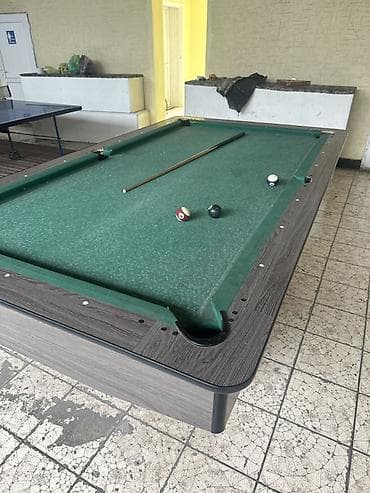 шахматы деревянные: Бильярдный стол для пула - Формат: американский пул (6 луз) - Игровое — 1