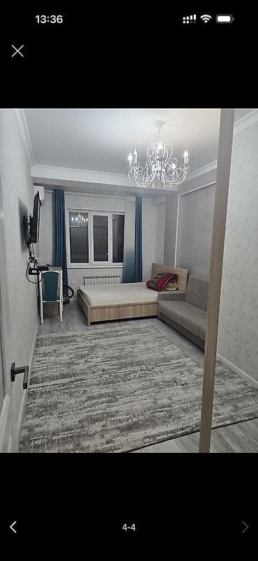 pro group: 1 комната, 37 м², Асанбай мкр Элитка, 3 этаж, Евроремонт — 2