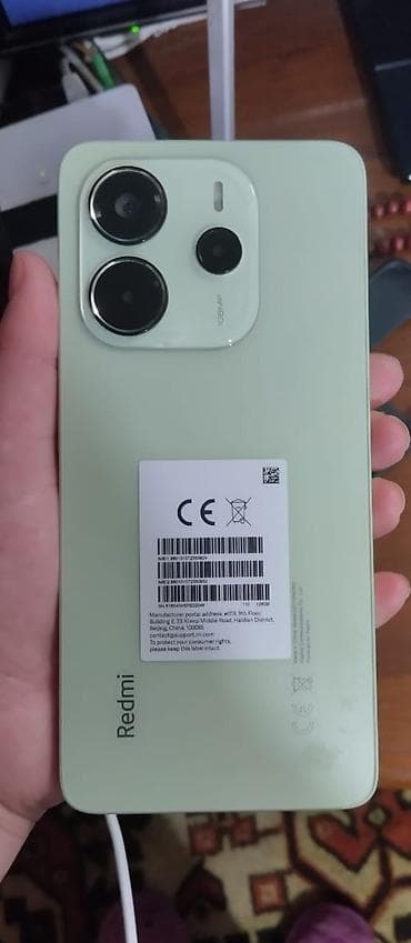 Redmi, Redmi Note 14, Б/у, цвет - Зеленый, 2 SIM