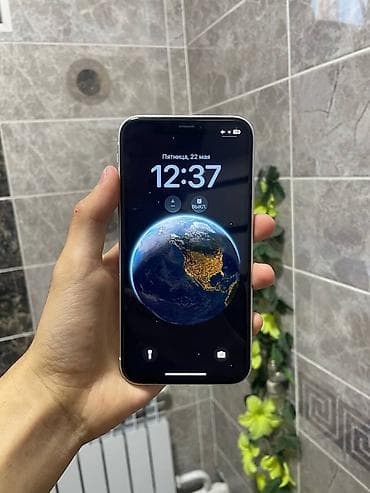 IPhone Xr, Б/у, 128 ГБ, Белый, Чехол, 84 %