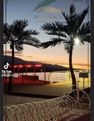 аренда яхты на иссык куле: Коттедж, Пальм бич ЦО Palm Beach, Чок-Тал, Детская площадка, Парковка, стоянка, Охраняемая территория — 12