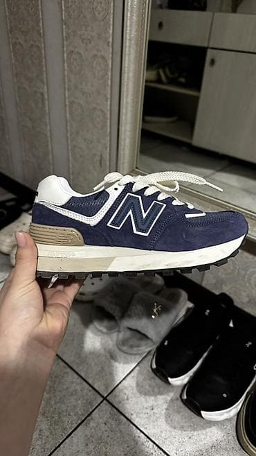 Личные вещи: Кроссовки, 37, New Balance, Б/у, цвет - Синий — 3