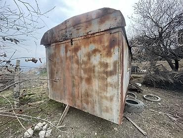 купить жилой вагончик: Передвижной металлический вагончик/бытовка (каркас из стали, обшивка — 9