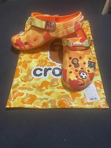 для обувь: Сабо, 39, 40, Crocs, Новый, цвет - Оранжевый, Платная доставка — 3