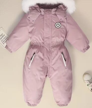 шуба искусственная: 1900 сом Новый зима -30 Размер 90. 2года. Капюшон, мех съемный На — 1