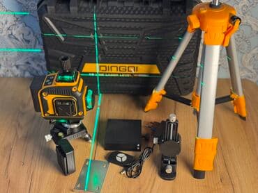 оптический нивелир: Лазерный уровень Dingqi оригинал с зеленым лучом, создающим 16 линий — 3