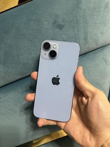 iphone rx: IPhone 14, Б/у, 128 ГБ, Синий, 89 % — 1