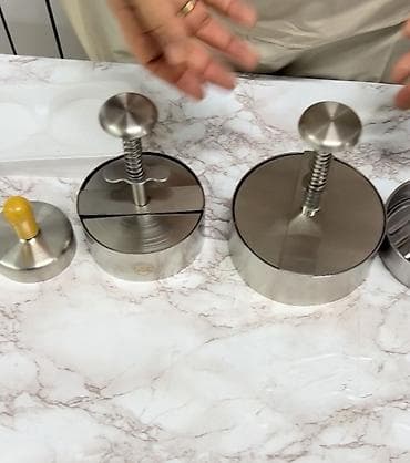 теста мишалка: Пресс для котлет и бургеров из нержавеющей стали - Изготовление — 6