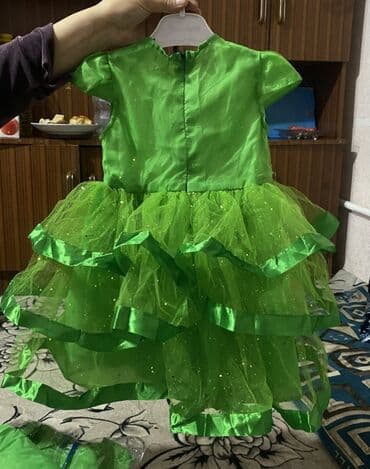 Балдардын кийим-кечелери жана бут кийимдери: Балдар көйнөгү, түсү - Жашыл — 1