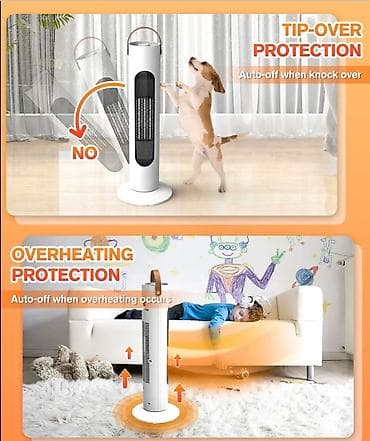 жылуу отуктор: Электрический тепловентилятор-обогреватель (башенного типа) - 3 — 1