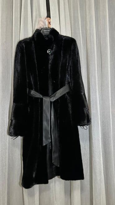 адежда: Шуба, Норка, По колено, XL — 2
