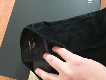 обувь для дома: Сапоги "BASCONI"зимние натуральная замша евромех цвет чёрный 38 — 2