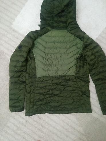 lining flex: Утеплённая куртка с капюшоном, зелёная (два оттенка) - Лёгкая — 3