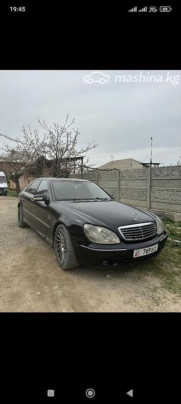 Продажа авто: Mercedes-Benz S-Class: 2001 г., 5.5 л, Автомат, Бензин, Седан — 5