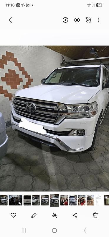 продажа ленд крузер 200: Toyota Land Cruiser: 2016 г., 4.6 л, Автомат, Дизель, Внедорожник — 1