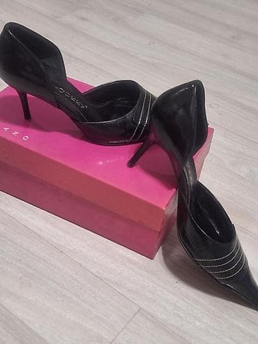 Туфли: Туфли, 37, Б/у, цвет - Черный, Самовывоз — 5