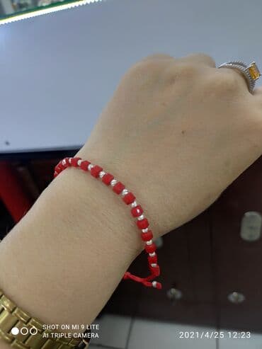 свадебные платья от производителя: Очень красивый Браслет с камнями под гранат Красный нить Серебро 925 — 2