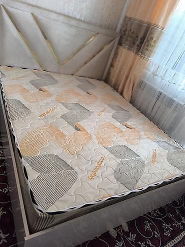 Спальные матрасы: Спальный матрас, Двуспальный, Пружинный, Жаккард, Другой бренд, Матрасы средней жесткости, Самовывоз — 1