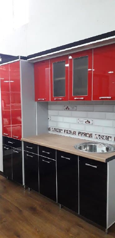 уголок на кухню цена: Кухня 2 метровой из акрила с фартук ом 18500 доставка по городу — 1