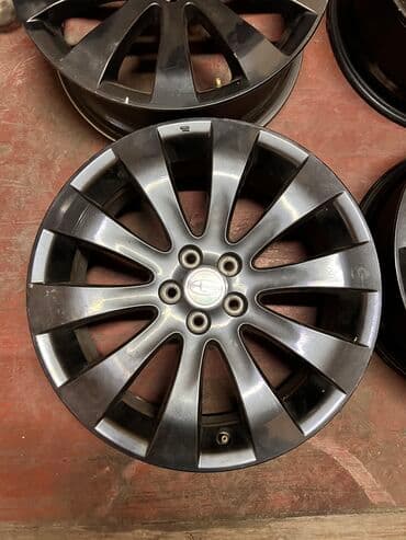 купить железные диски: Литые Диски R 18 Subaru, Комплект, отверстий - 5, Б/у — 2