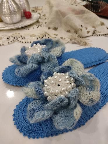 Сулуулук жана ден соолук: Үй тапичкелери, 38, Жаңы, түсү - Көгүлтүр, Өзү алып кетүү — 1