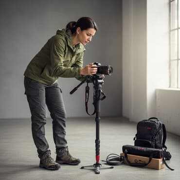 фотоаппарат полароид: Видеомонопод штатив JieYang JY-0506 в отличном состоянии. В комплекте — 4