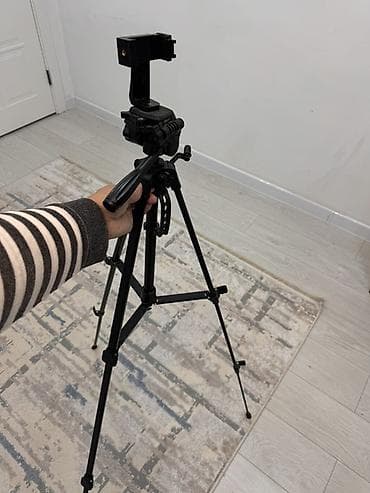 площадка для штатива: Штатив-трипод для смартфона/камеры - Легкий алюминиевый штатив с — 5