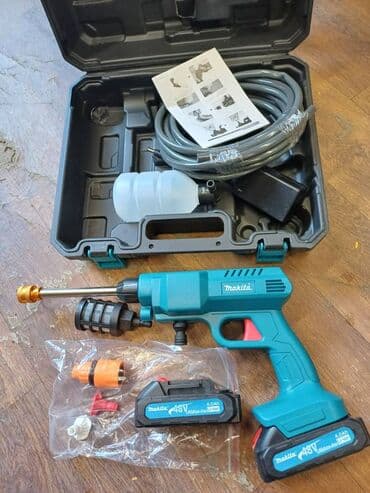 аккумуляторные мойки высокого давления: Аккумуляторная Автомойка Фирма Макита Беспроводной Карчер для мойки — 1