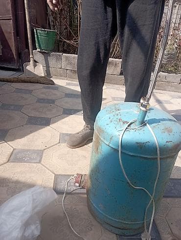 Техника для уборки: Самодельный электрический водонагреватель из металлического баллона — 1