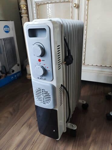 энергосберегающий обогреватель: Масляный обогреватель Кол-во секций: 10 и более, Быстрый нагрев, Встроенный вентилятор, Несколько режимов мощности — 4