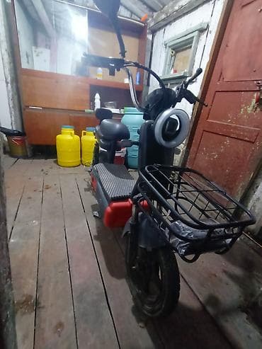 пит ьайк: Электровелосипед-скутер городской (сидячий, с багажной корзиной) - — 2