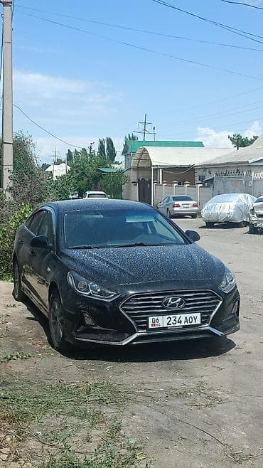 Транспорт: Hyundai Sonata: 2018 г., 2 л, Автомат, Газ, Седан — 2
