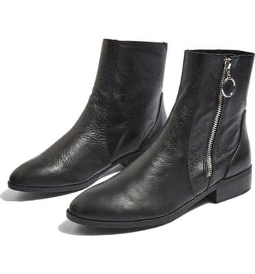 Женская обувь: Ботинки, 38, Topshop, Новый, цвет - Черный, Самовывоз, Платная доставка — 2