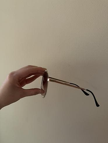 очки с накладками: Солнцезащитные очки очки, Унисекс, Авиатор, Линзы градиентные, Б/у — 2