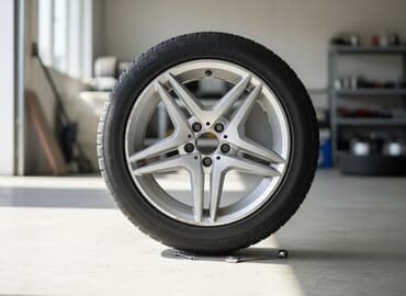 шины машины: Колеса в сборе 215 / 55 / R 17, Зима, Б/у, Комплект, Легковые, Литые, отверстий - 5 — 1