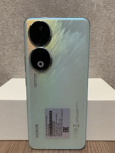 хуавей 70: Honor 90, Б/у, 256 ГБ, цвет - Голубой, 2 SIM — 3