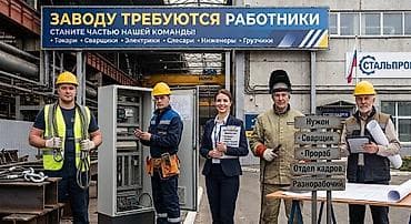 Разнорабочие: 📢 ТРЕБУЮТСЯ СОТРУДНИКИ НА ЗАВОД! В связи с расширением производства — 1