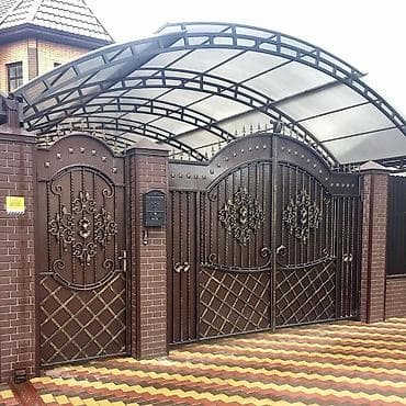 кованные ворота: Кованные ворота и навесы под заказ - Изготовление кованных распашных — 2