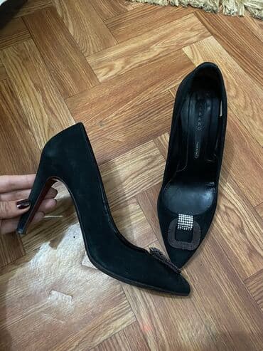 devit 3: Туфли, 37, Dino Albat, Б/у, цвет - Черный, Самовывоз, Платная доставка — 2