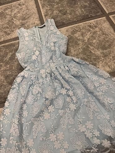 Женская одежда: Вечернее платье, Короткая модель, Трикотаж, Без рукавов, Все размеры — 1