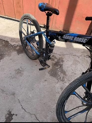 format velosiped: Горный велосипед SANHE HORSE - Тип: двухподвес (передняя вилка с — 3