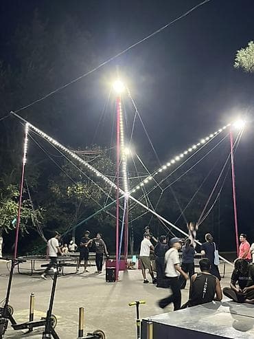 сон куль: Батутно-банджи аттракцион Высота 8 метров. «Bungee Trampoline» — 1