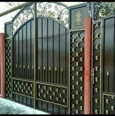 ворота для дачи: Ворота распашные, откатные, есть в наличии и на заказ, металл из — 27