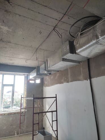 расценка строительных работ в бишкеке 2024: Жестяные работы, Вентиляция — 8