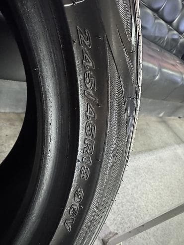 diski kg: Продам летний комплект шины 245/45/18. 95v 2023г. Корея — 2