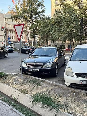 mashina mers: Mercedes-Benz S-Class: 2002 г., 5 л, Автомат, Бензин, Седан — 1
