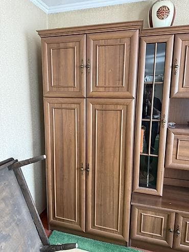 Стенка-шкаф, Тип стенки-шкафа: Модульная, Для зала, Особенности: С отделением под телевизор