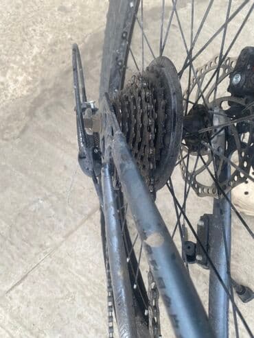 Горный велосипед (задняя часть трансмиссии) - Колеса 26" с двойными