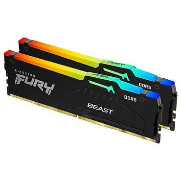 rgb: Оперативная память, Б/у, Kingston Fury, 32 ГБ, DDR5, 6000 МГц, Для ПК — 1